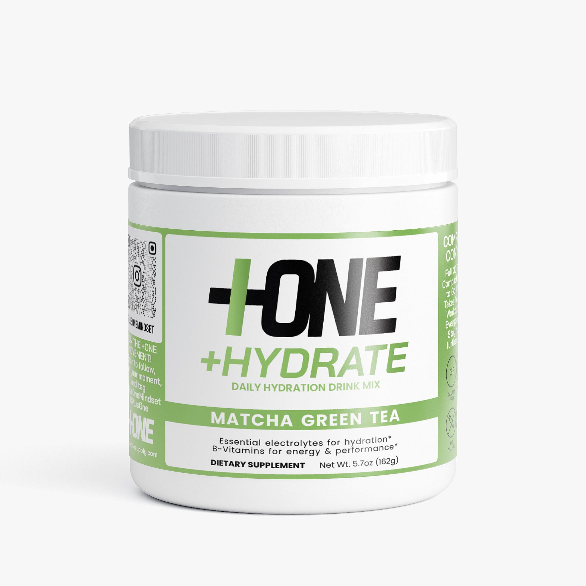 +HYDRATE Electrolyte Drink Mix (Matcha Green Tea)