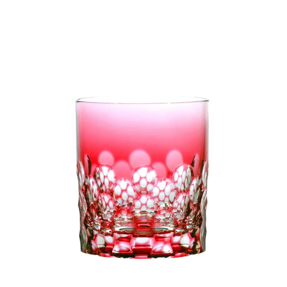 Whiskytumbler Exagon rosa