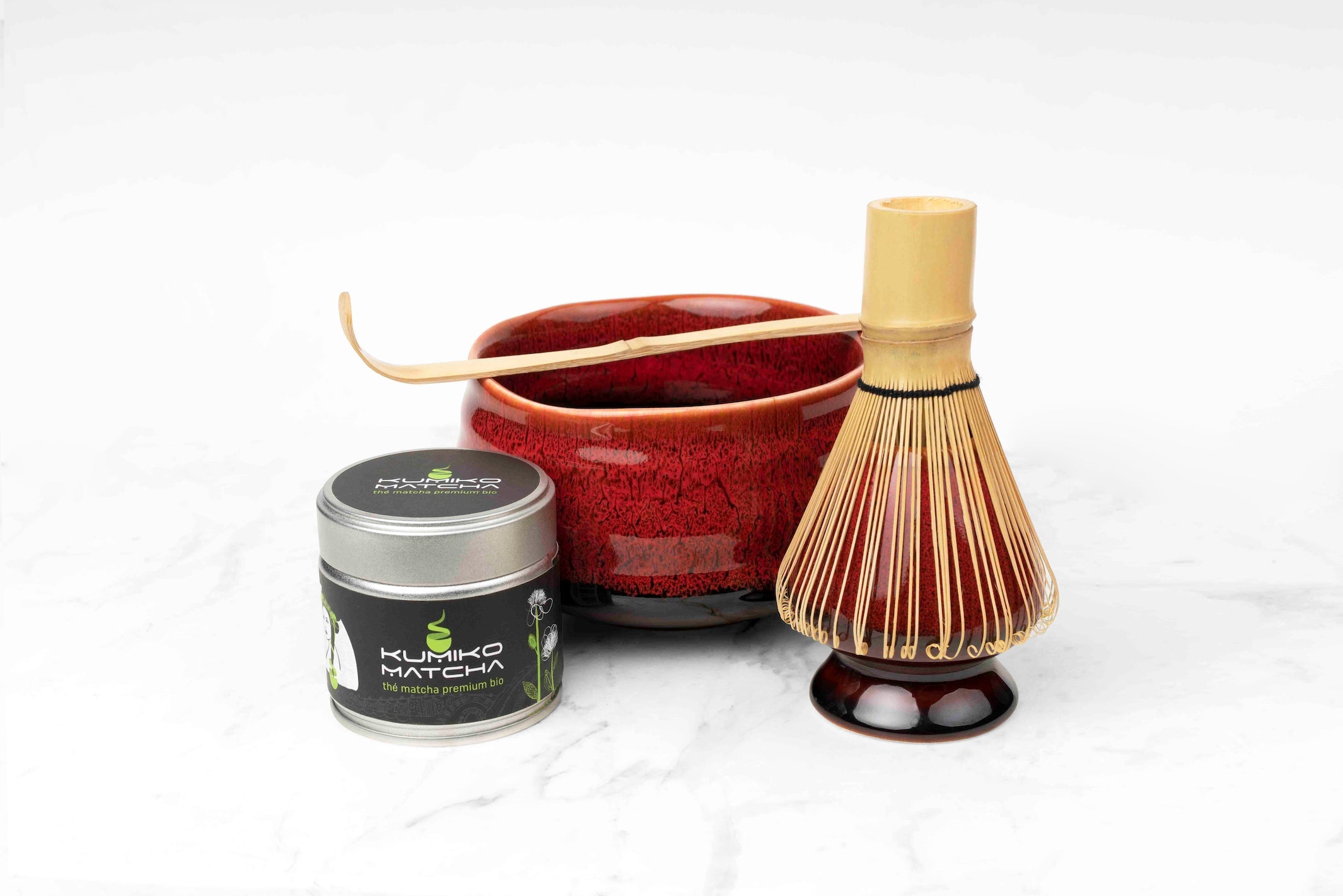 Complete kit for matcha green tea