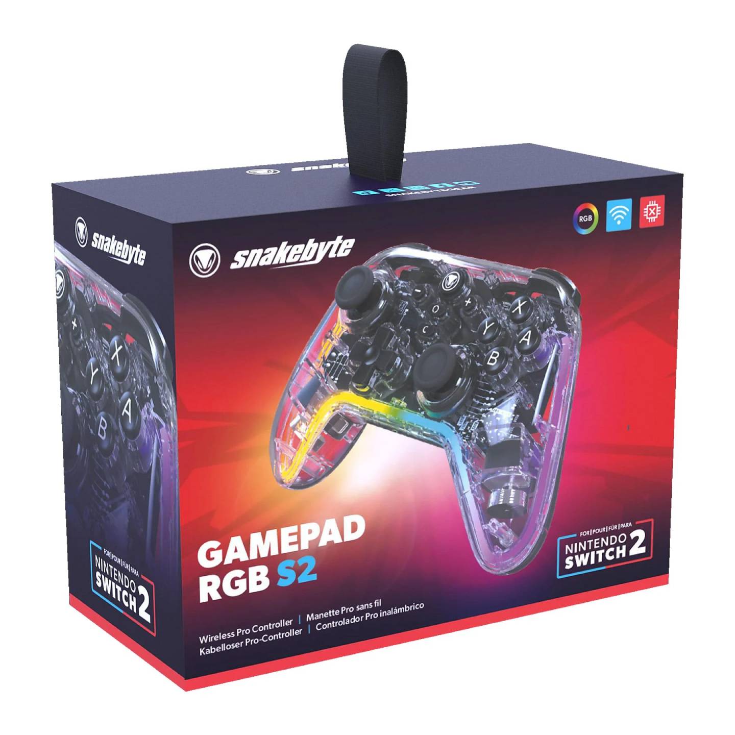Nintendo Switch 2 Snakebyte Gamepad RGB S2