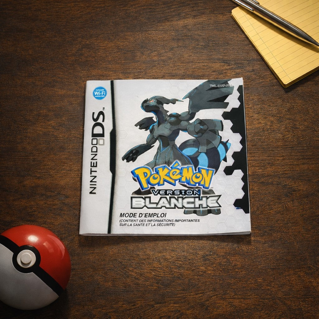 Notice Nintendo DS – Pokémon Version Blanche – Mode d’emploi officiel