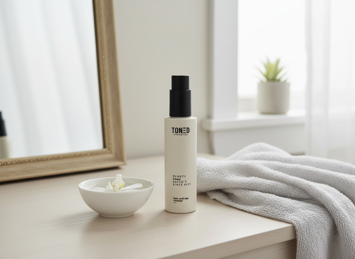 Toned Cosmetics Reinigungsmilch für Gesicht und Augen - 100 ml - Vegan