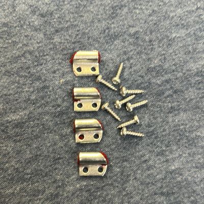 Upright damper lift rod hinges