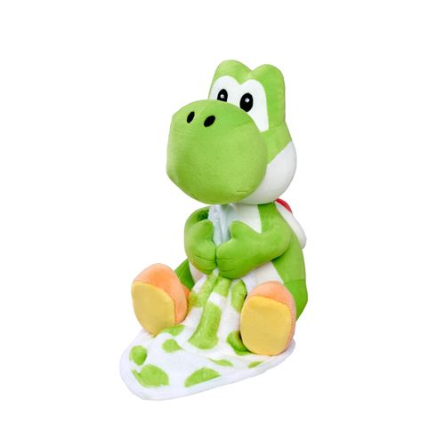 Peluche Nintendo My Mario Yoshi with blanket 23 cm
