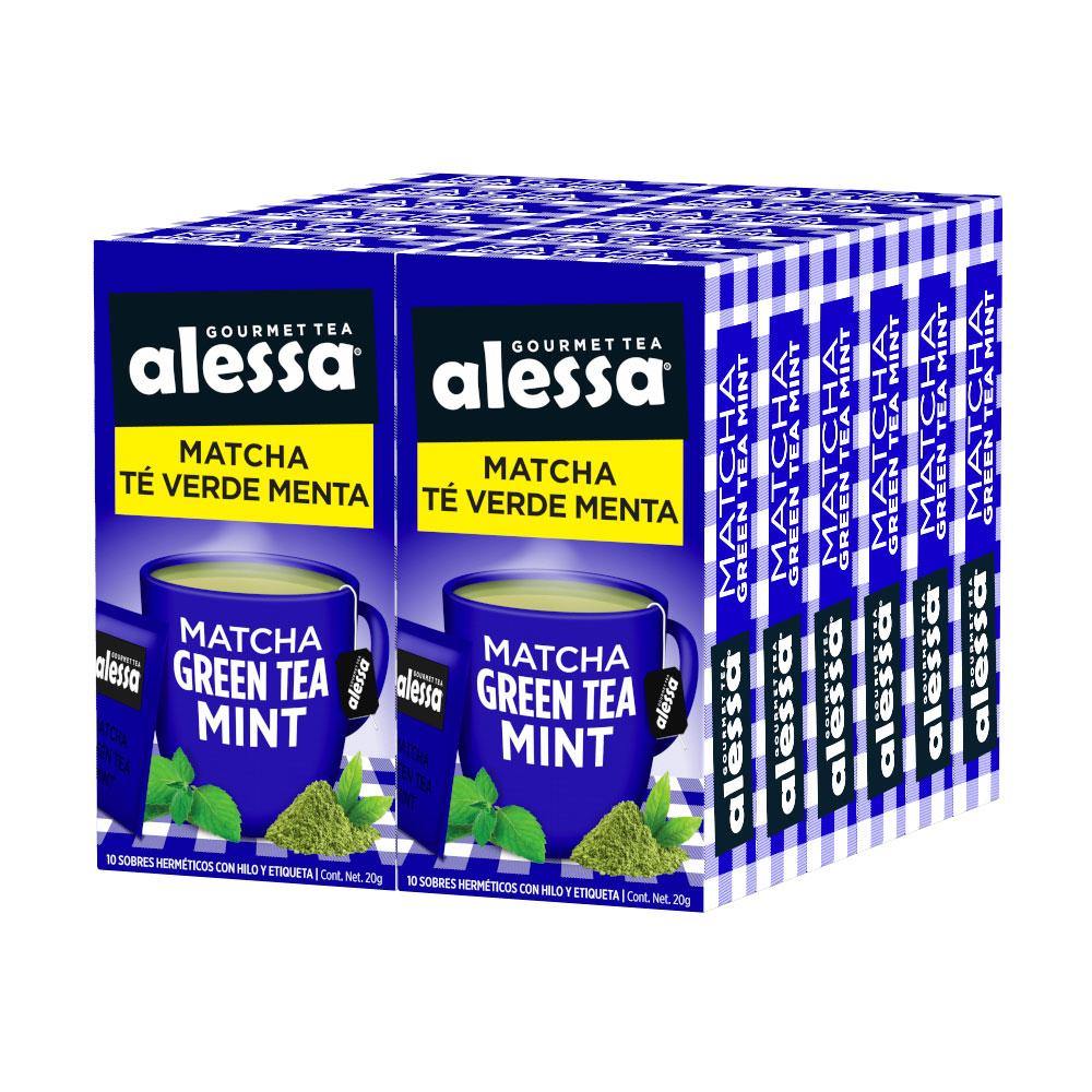 12 pack Té Alessa Matcha Green Tea Mint