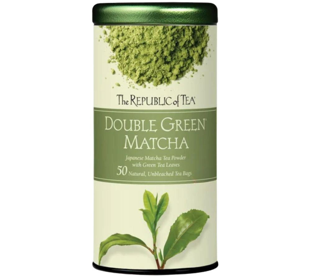 Double Green Matcha Tea by The Republic of Tea (50-Count Tin)