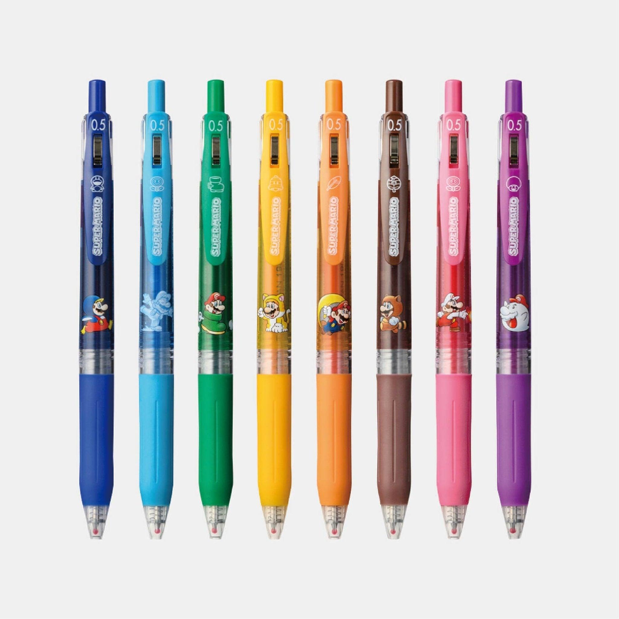 Nintendo NSJ-8-ADAC TOKYO x SARASA Clip Super Mario Power Up 0.5mm Gel Pen