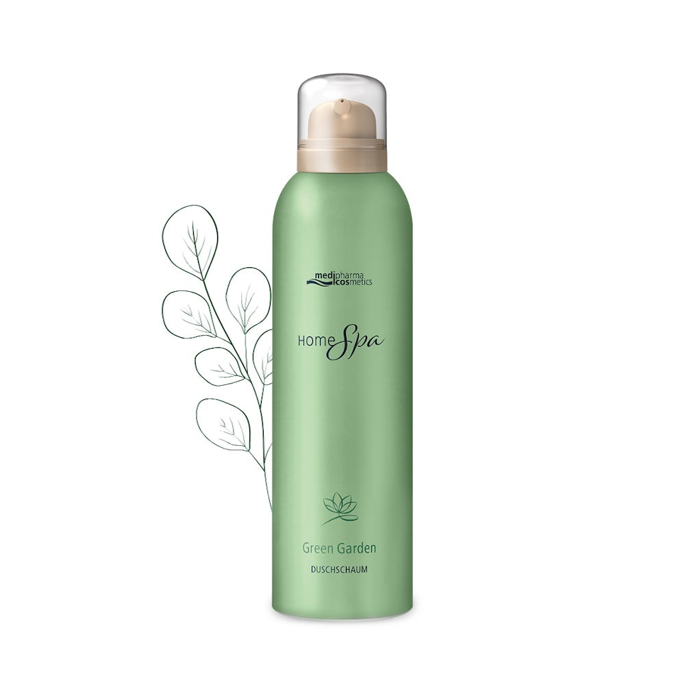 Medipharma Cosmetics Home Spa Green Garden Duschschaum, 200 ml Schaum
