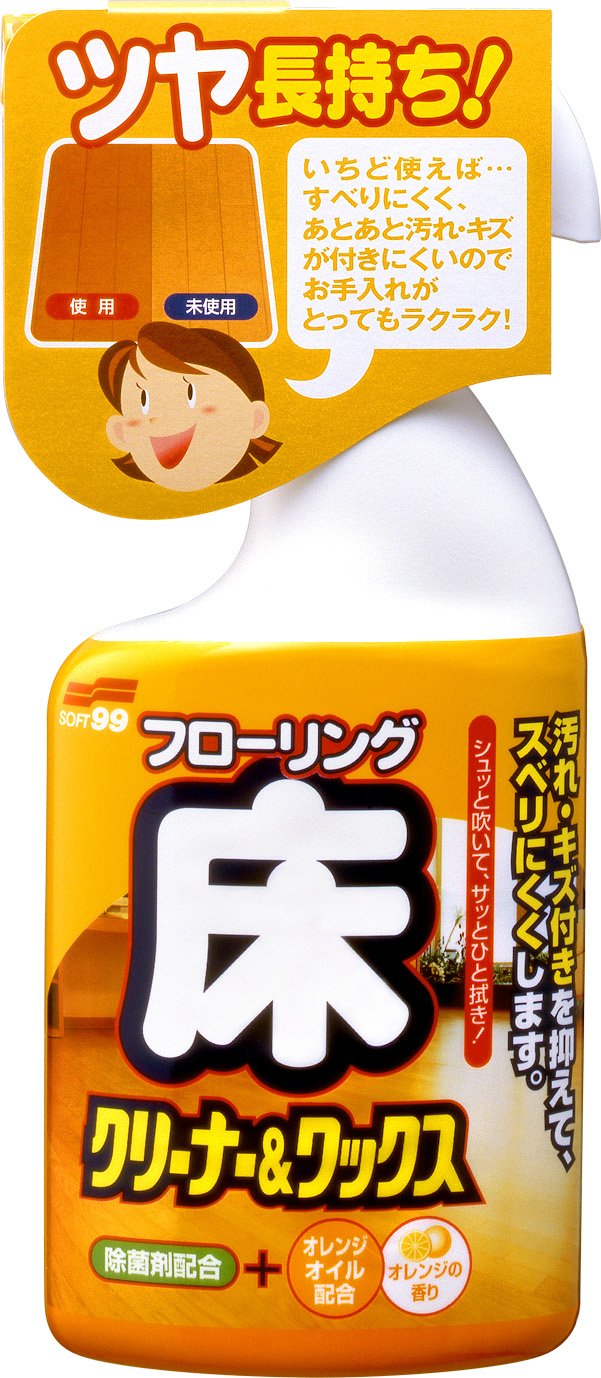 ツヤ長持ち！床クリーナー 容量400ML ソフト９９   家具 家電 掃除