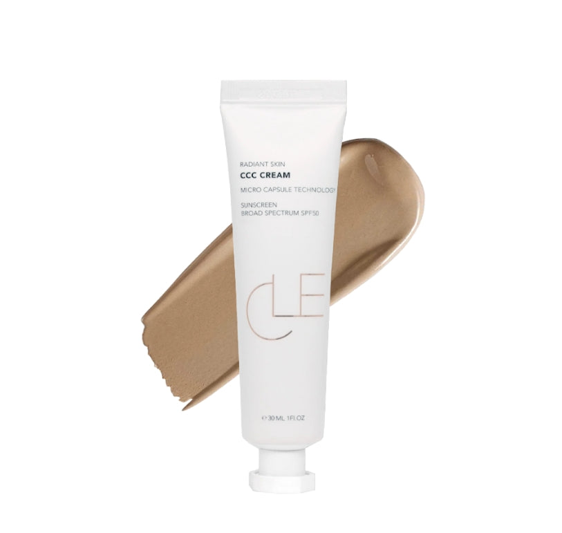 (New Package) CLE COSMETICS CCC Cream SPF50 - 203 WARM MEDIUM LIGHT